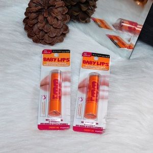 2 Maybelline Baby Lips Moisturizing Lip Balms